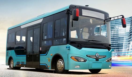 東風無人駕駛純電動公交完成工廠測試